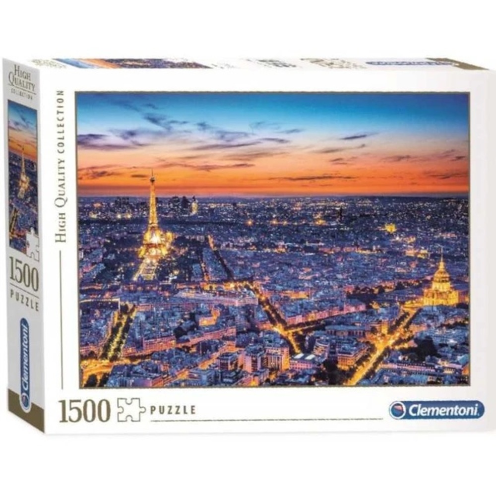 NEW Clementoni “Paris View” 1500pc High Quality Puzzle 🧩 33.25” x 23.25” Sealed